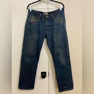 Taylor Stitch White Oak Cone Denim Democratic Jeans Size 32/27